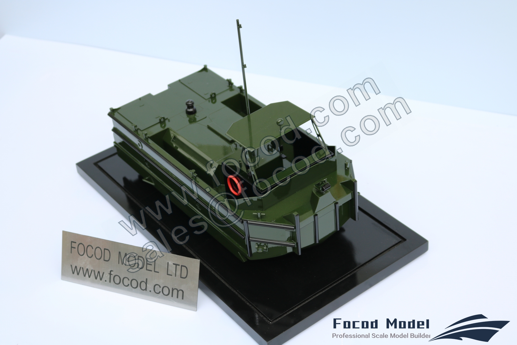 custom made model of bridge boat